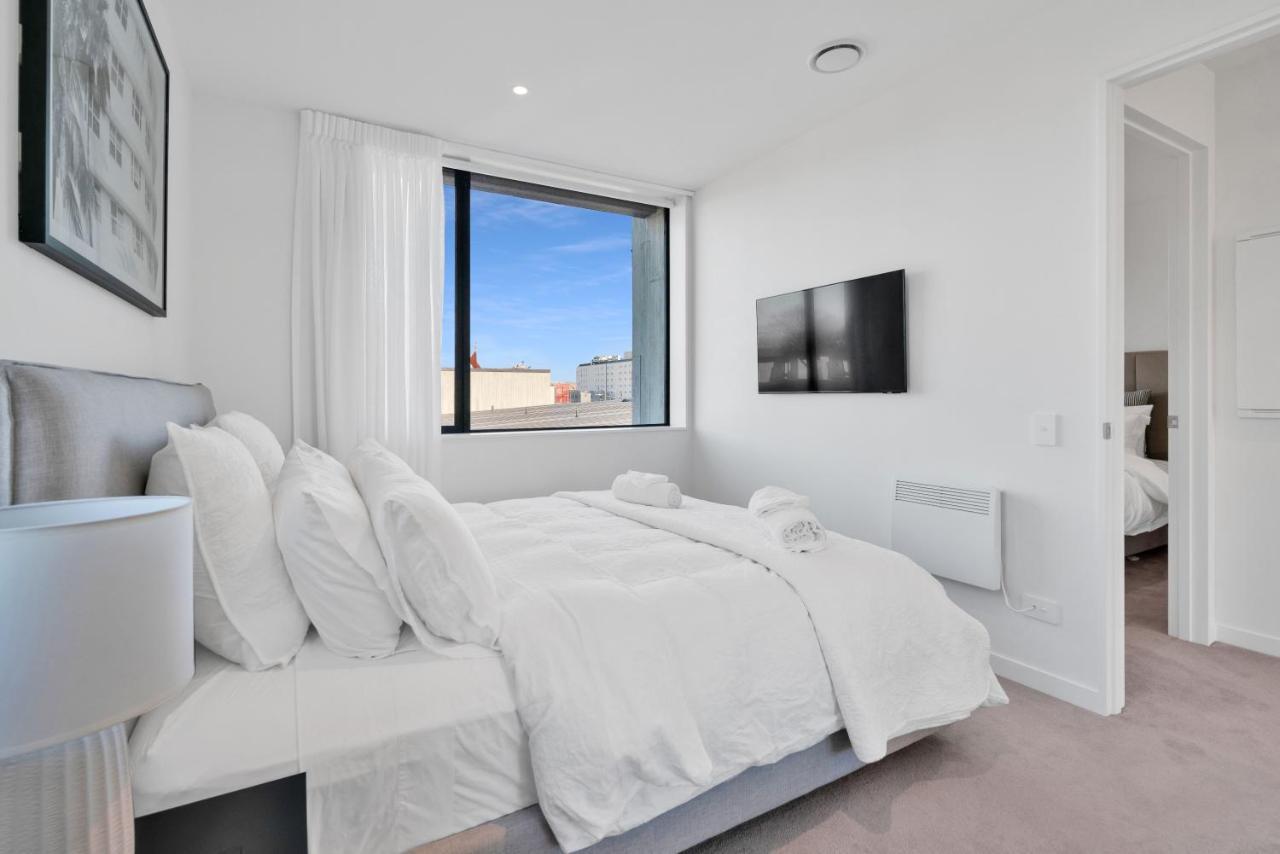 Top Floor Luxury City Central W Sunny Balcony Christchurch Dış mekan fotoğraf