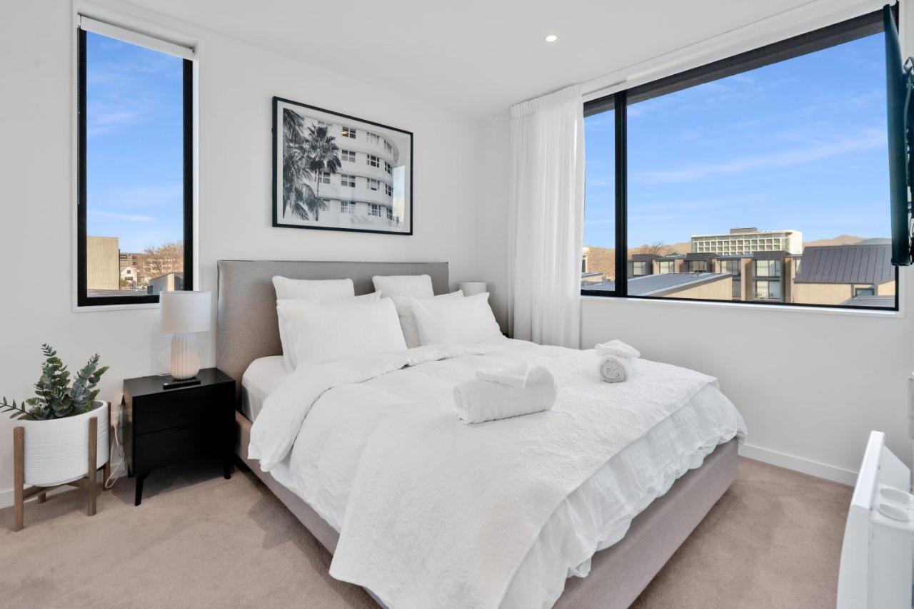 Top Floor Luxury City Central W Sunny Balcony Christchurch Dış mekan fotoğraf
